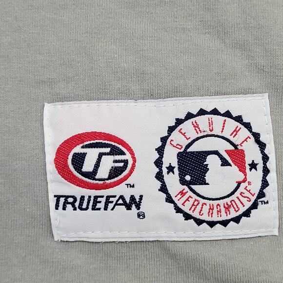 Vintage New-York Yankees Shirt Large 23x30 Gray 2002 Baseball - Picture 11 of 13